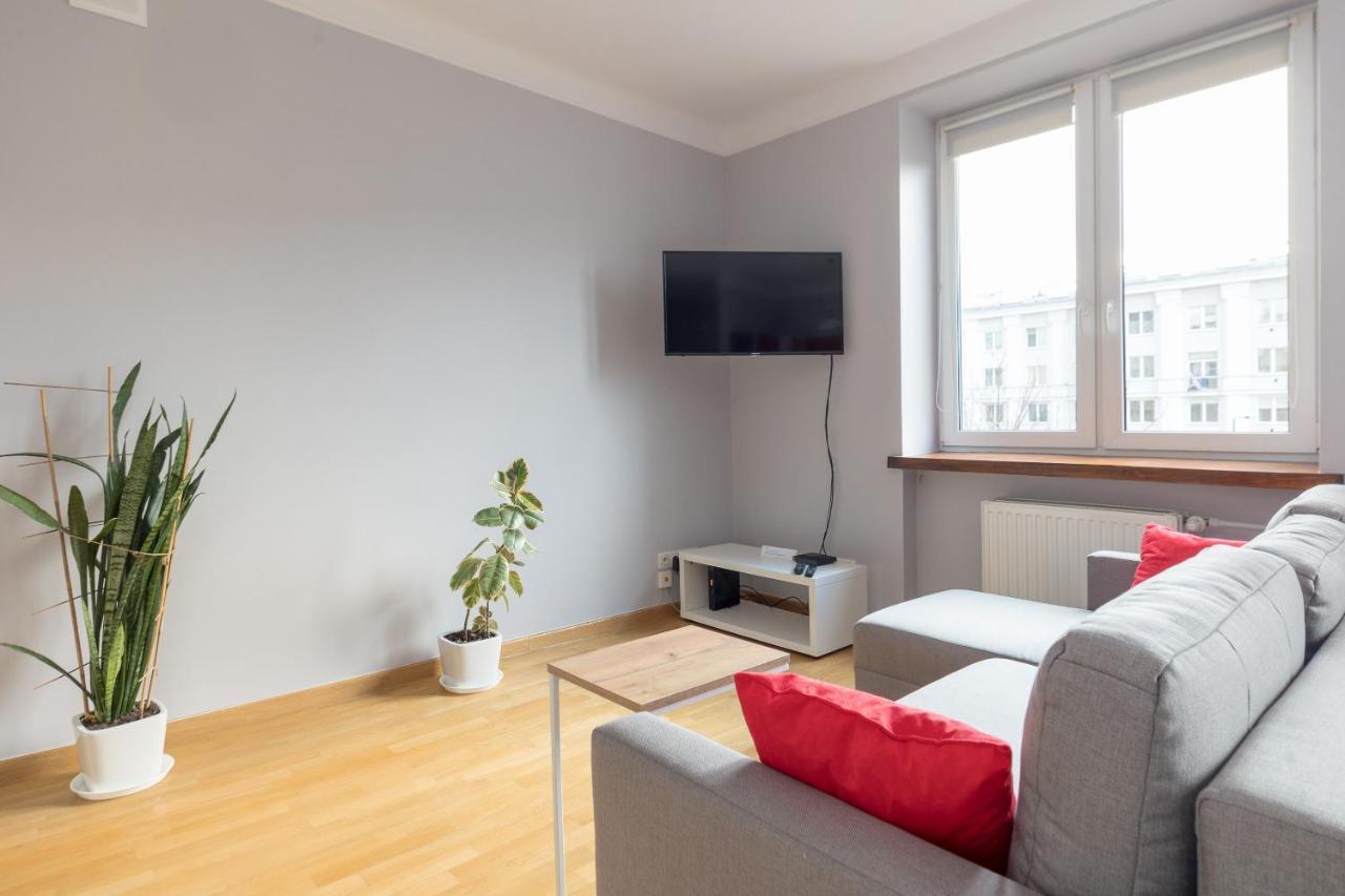 Metro Raclawicka Red Apartment Warschau Exterior foto
