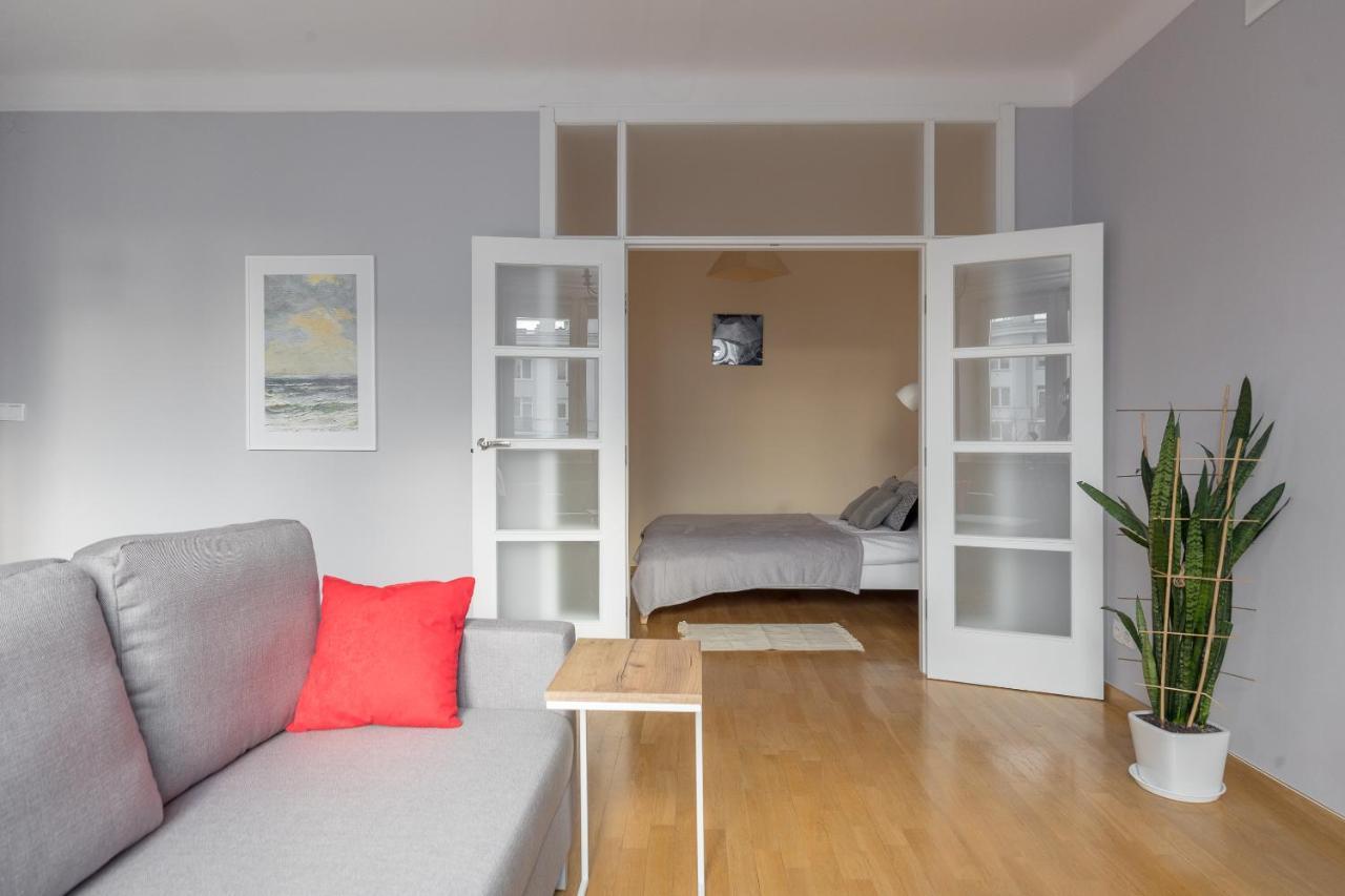 Metro Raclawicka Red Apartment Warschau Exterior foto