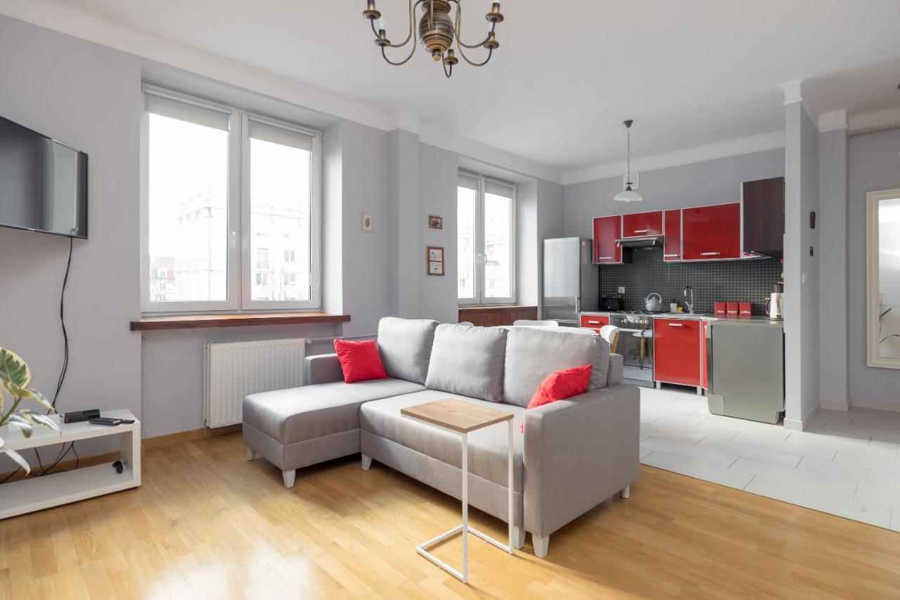 Metro Raclawicka Red Apartment Warschau Exterior foto
