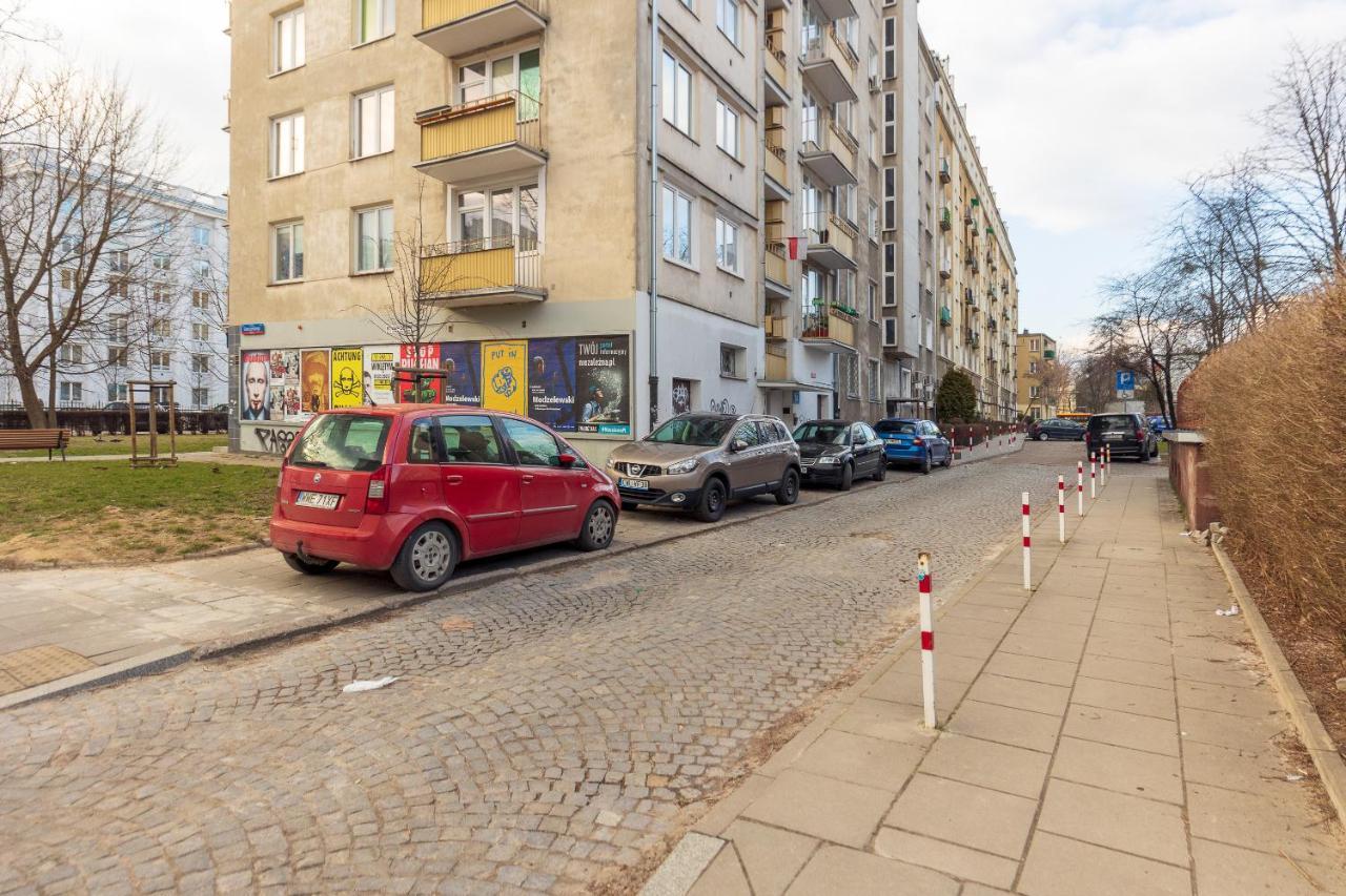 Metro Raclawicka Red Apartment Warschau Exterior foto